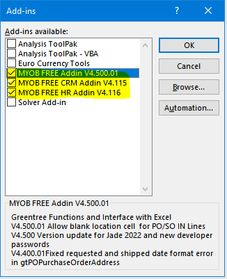 deselect the three MYOB add-ins and click OK.png