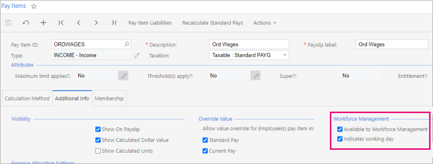 Setting up MYOB Advanced Payroll Integration