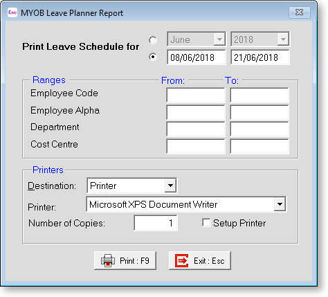 Leave Planner