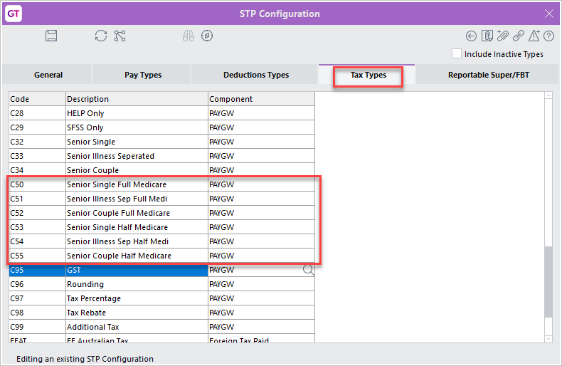 set STP component for new tax codes.png